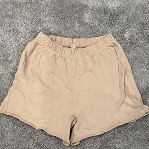 Women's Tan Aerie Shorts